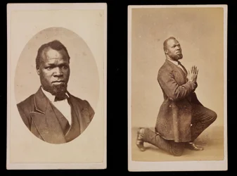 Dobbeltportræt, ca. 1870 (albumin print)